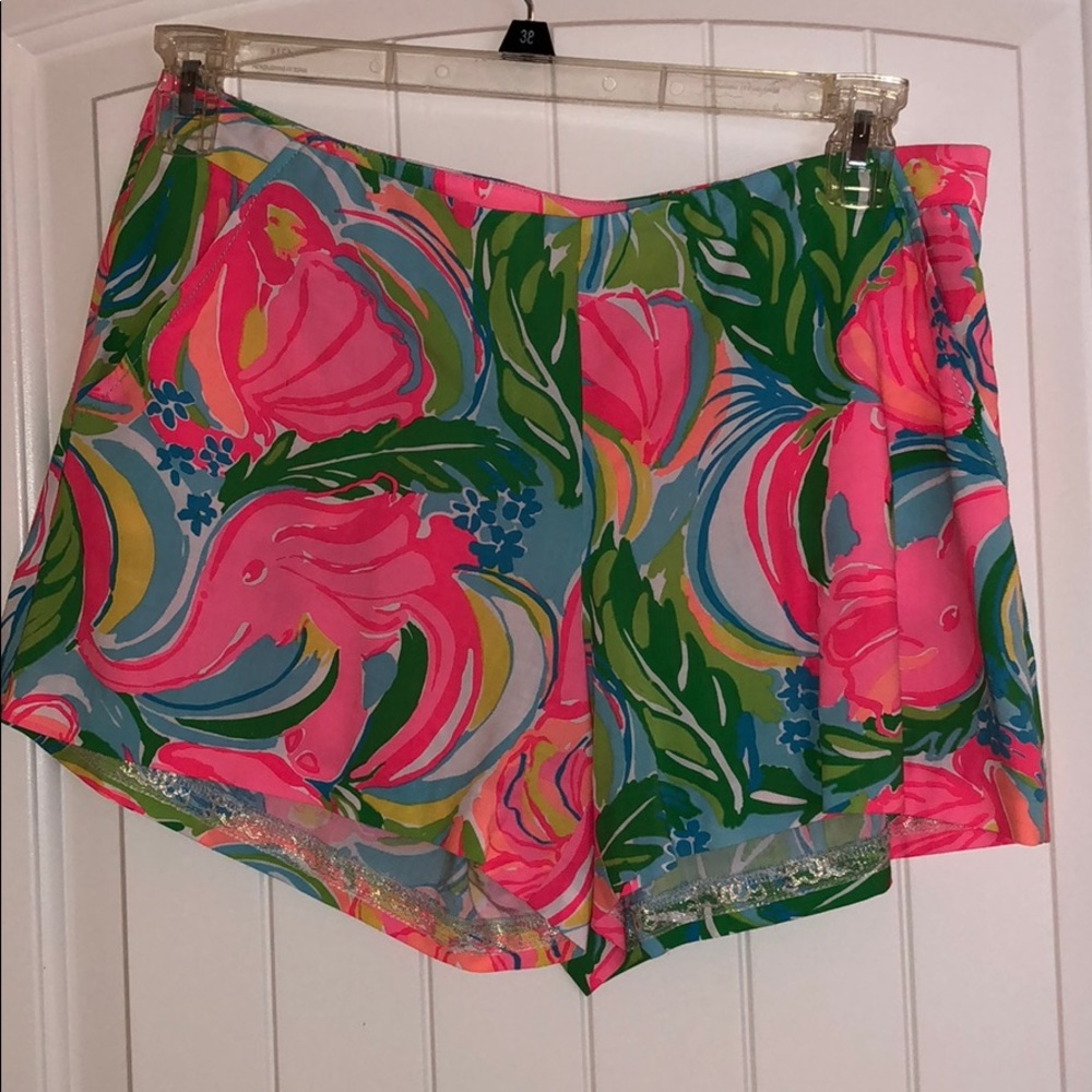 Lilly Pulitzer high waisted shorts